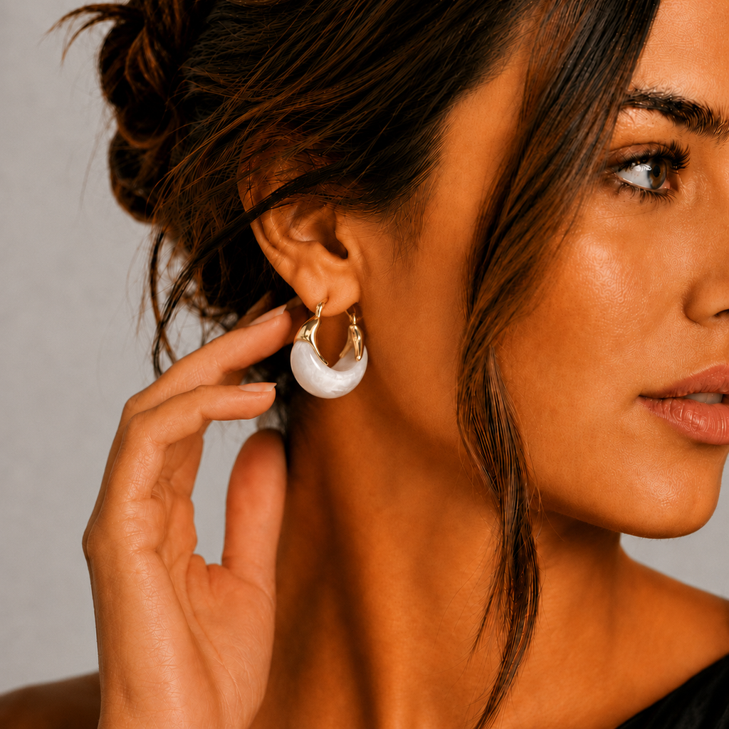 The Colette Resin Hoops