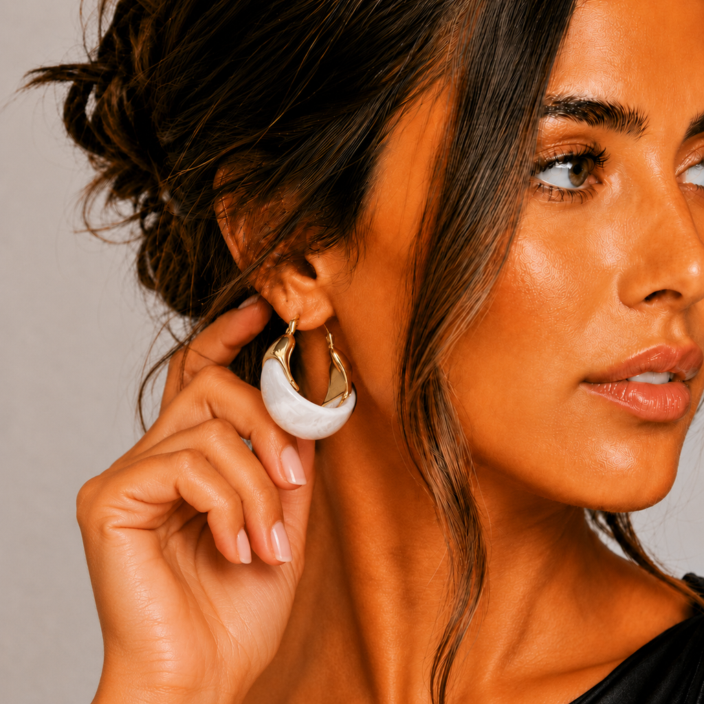 The Colette Resin Hoops