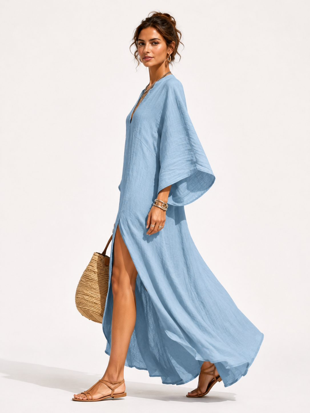The Saint-Tropez Slit Kaftan