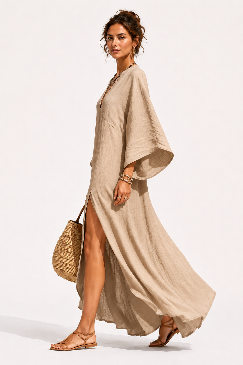 The Saint-Tropez Slit Kaftan