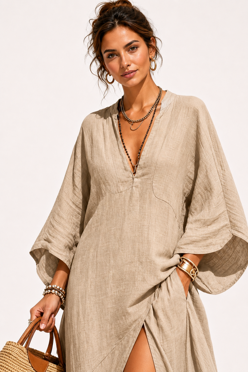 The Saint-Tropez Slit Kaftan