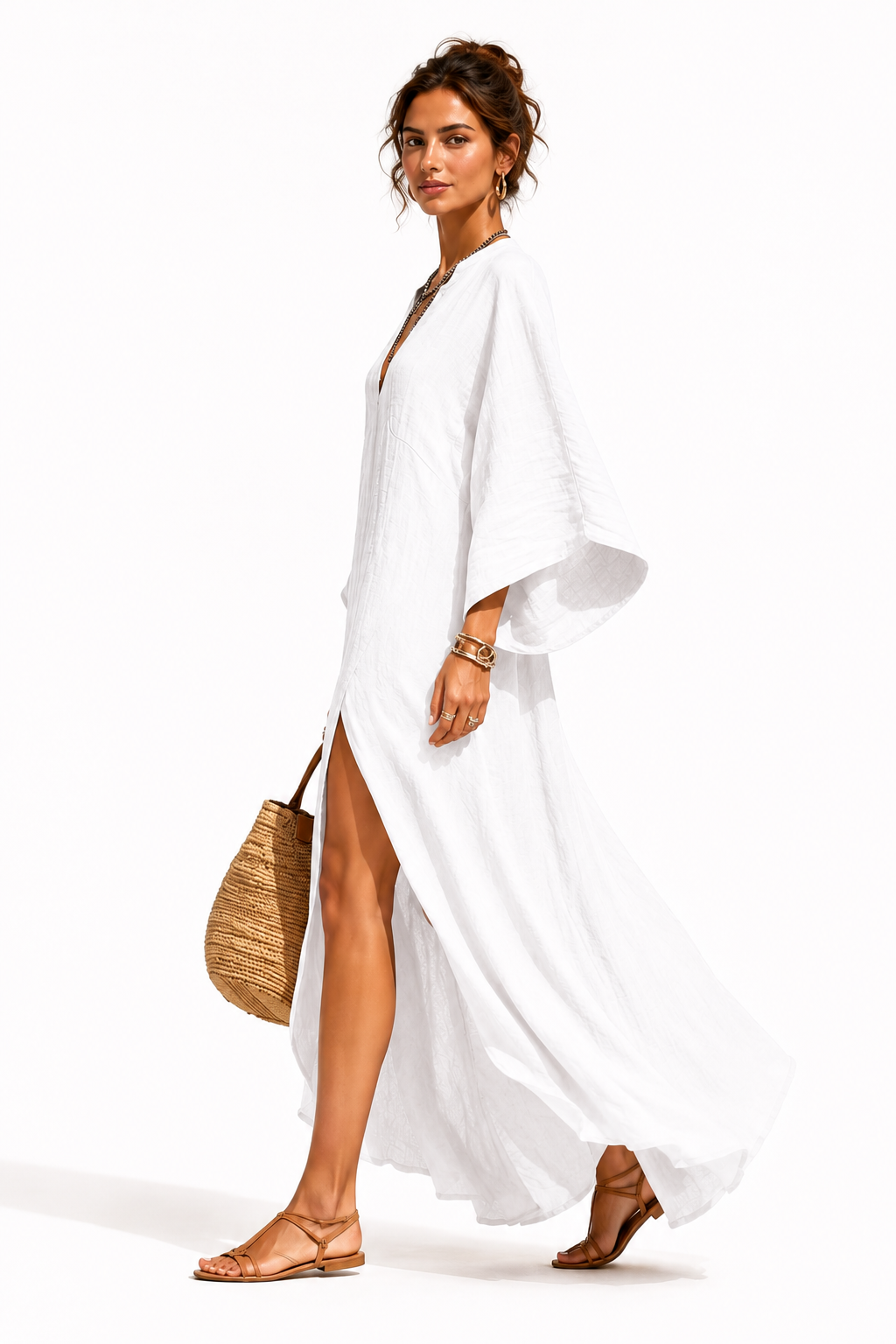 The Saint-Tropez Slit Kaftan