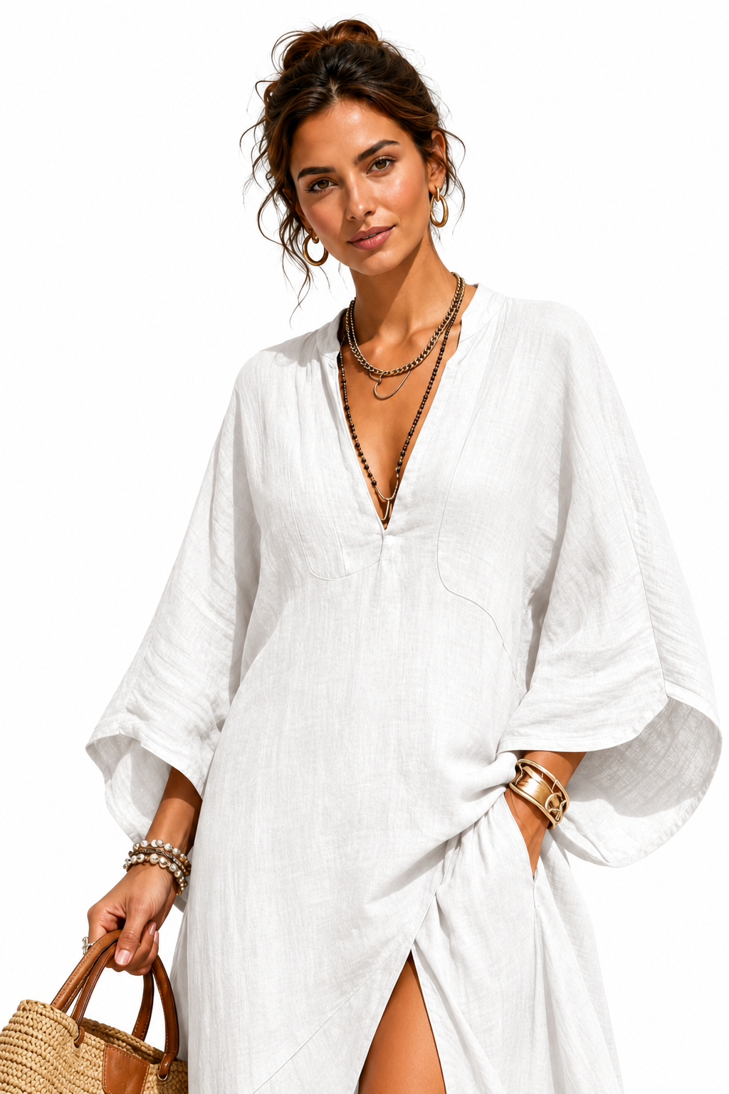 The Saint-Tropez Slit Kaftan