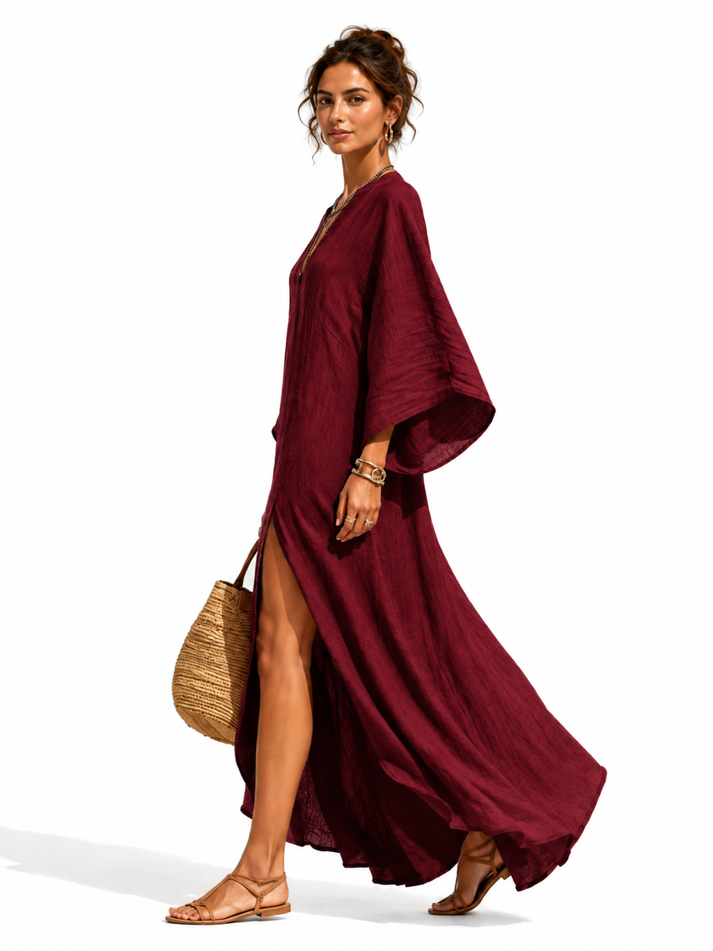 The Saint-Tropez Slit Kaftan