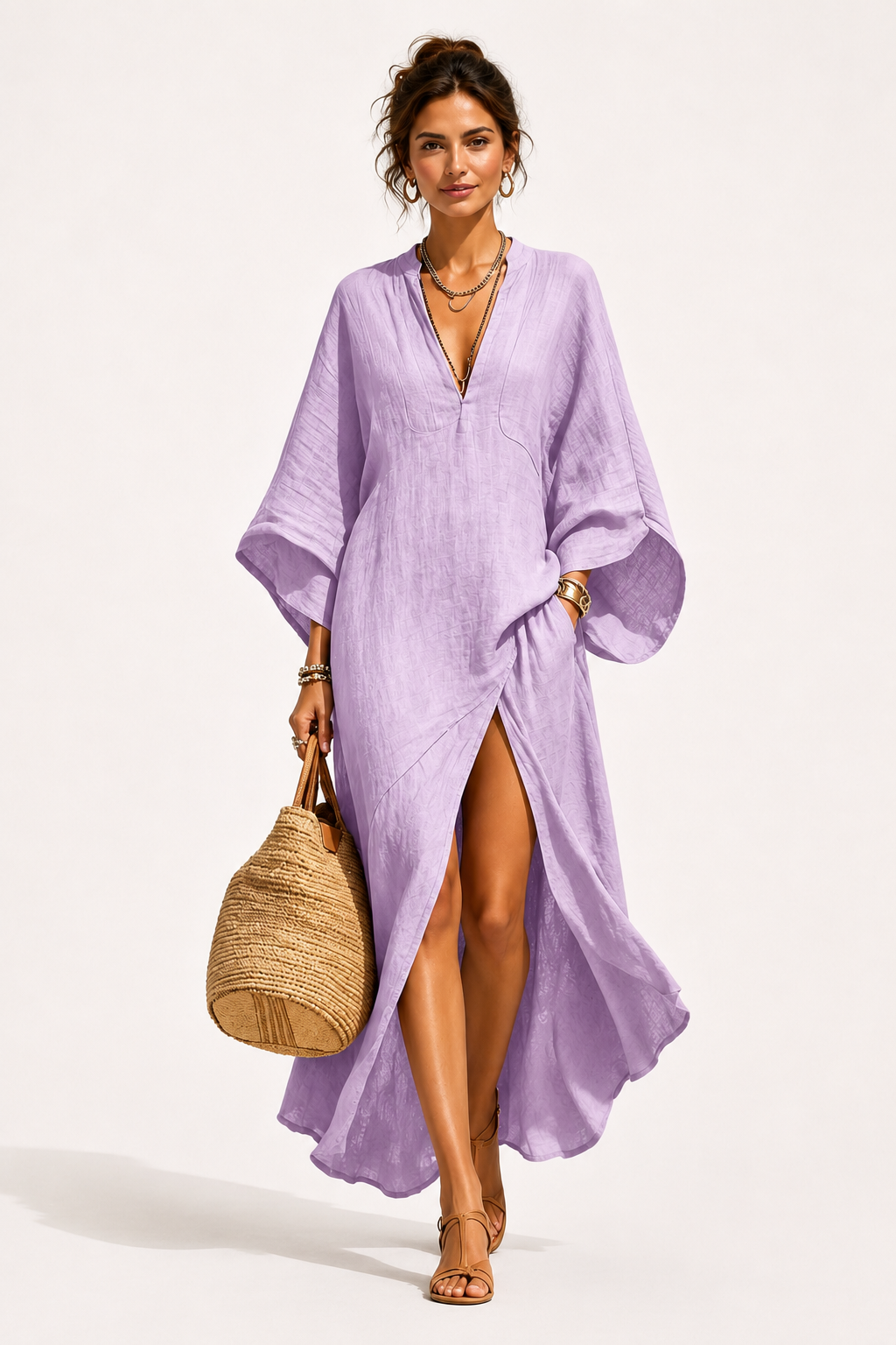 The Saint-Tropez Slit Kaftan