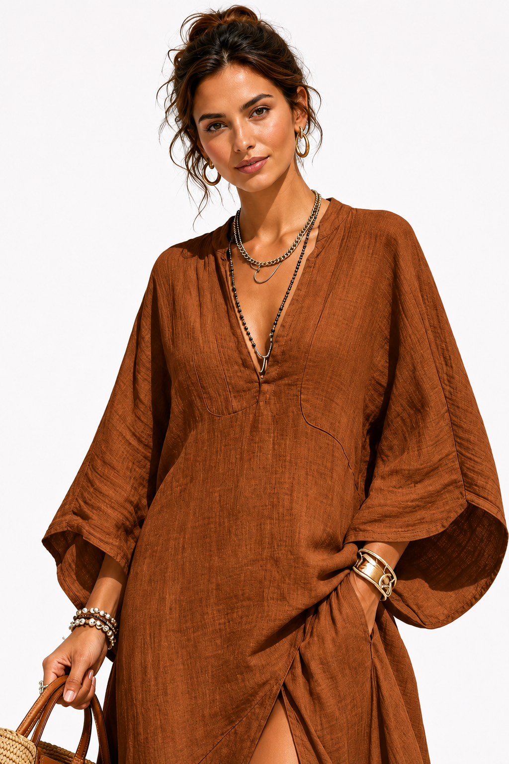 The Saint-Tropez Slit Kaftan