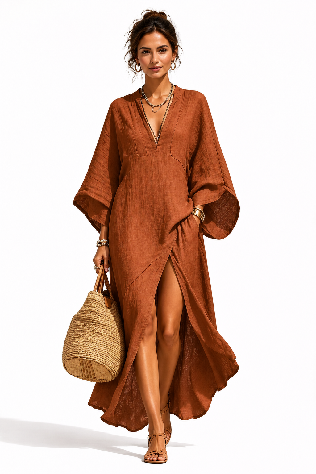 The Saint-Tropez Slit Kaftan