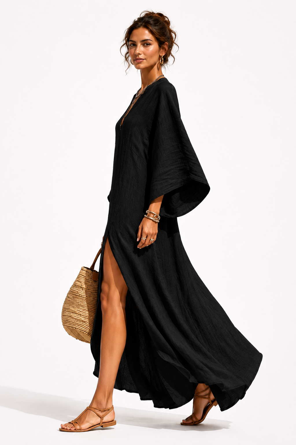 The Saint-Tropez Slit Kaftan