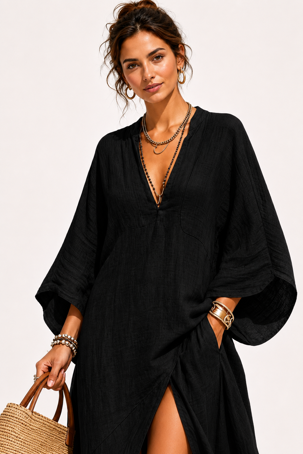 The Saint-Tropez Slit Kaftan