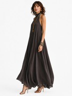 The Santorini Halter Maxi Dress