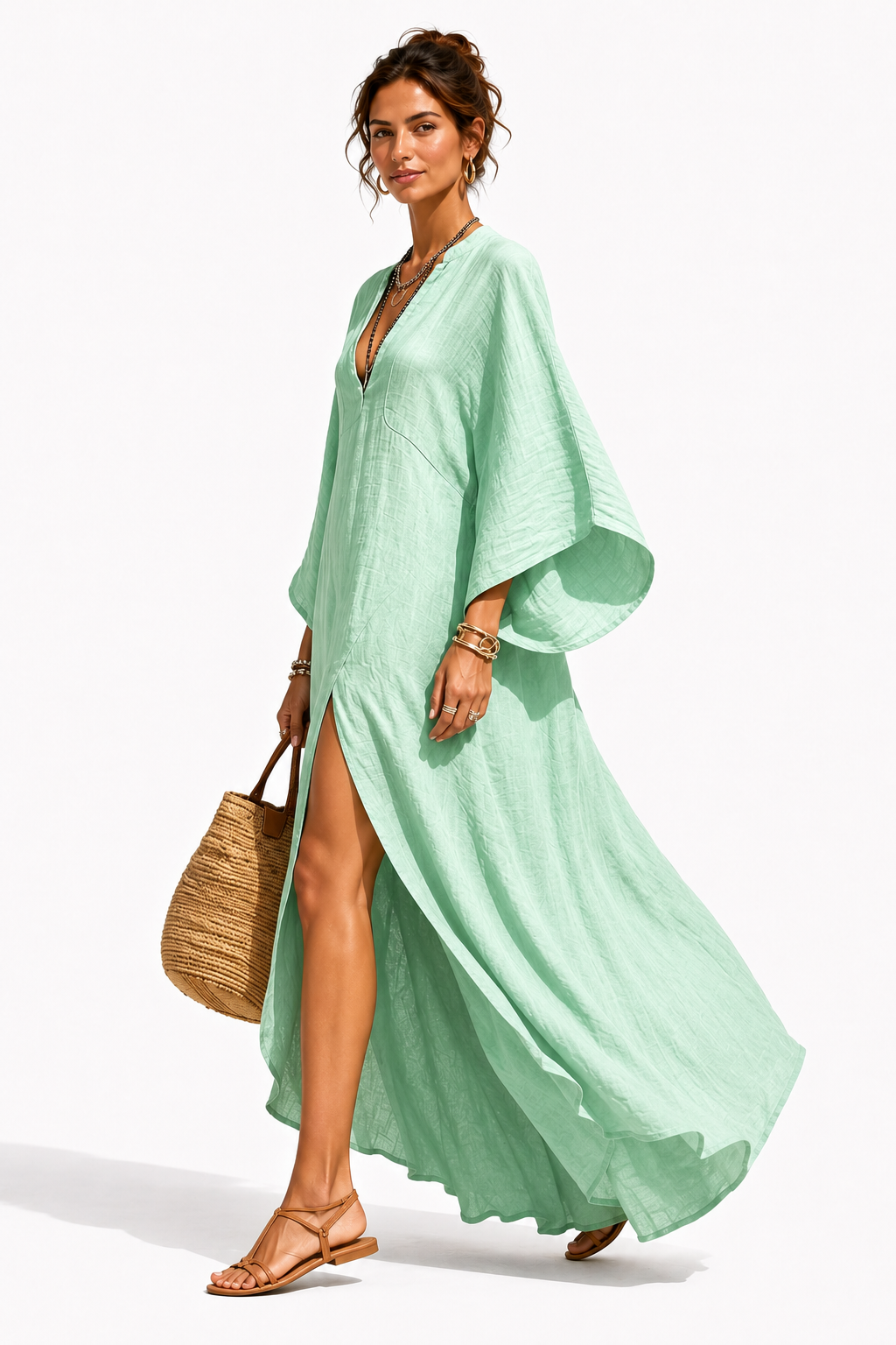 The Saint-Tropez Slit Kaftan