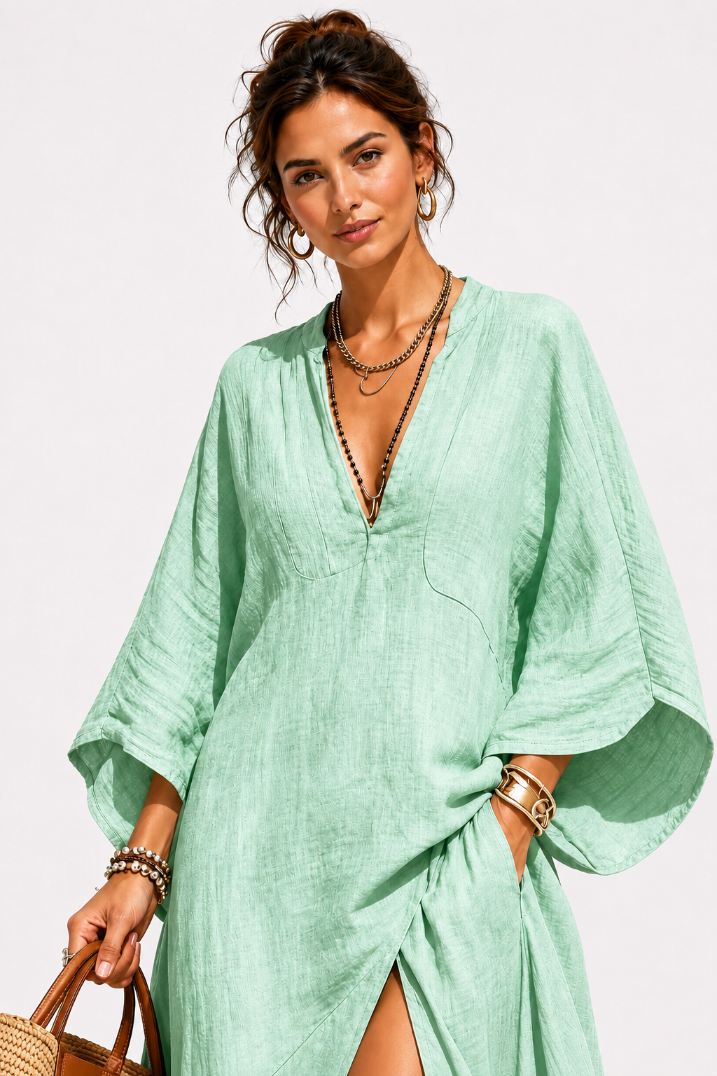 The Saint-Tropez Slit Kaftan