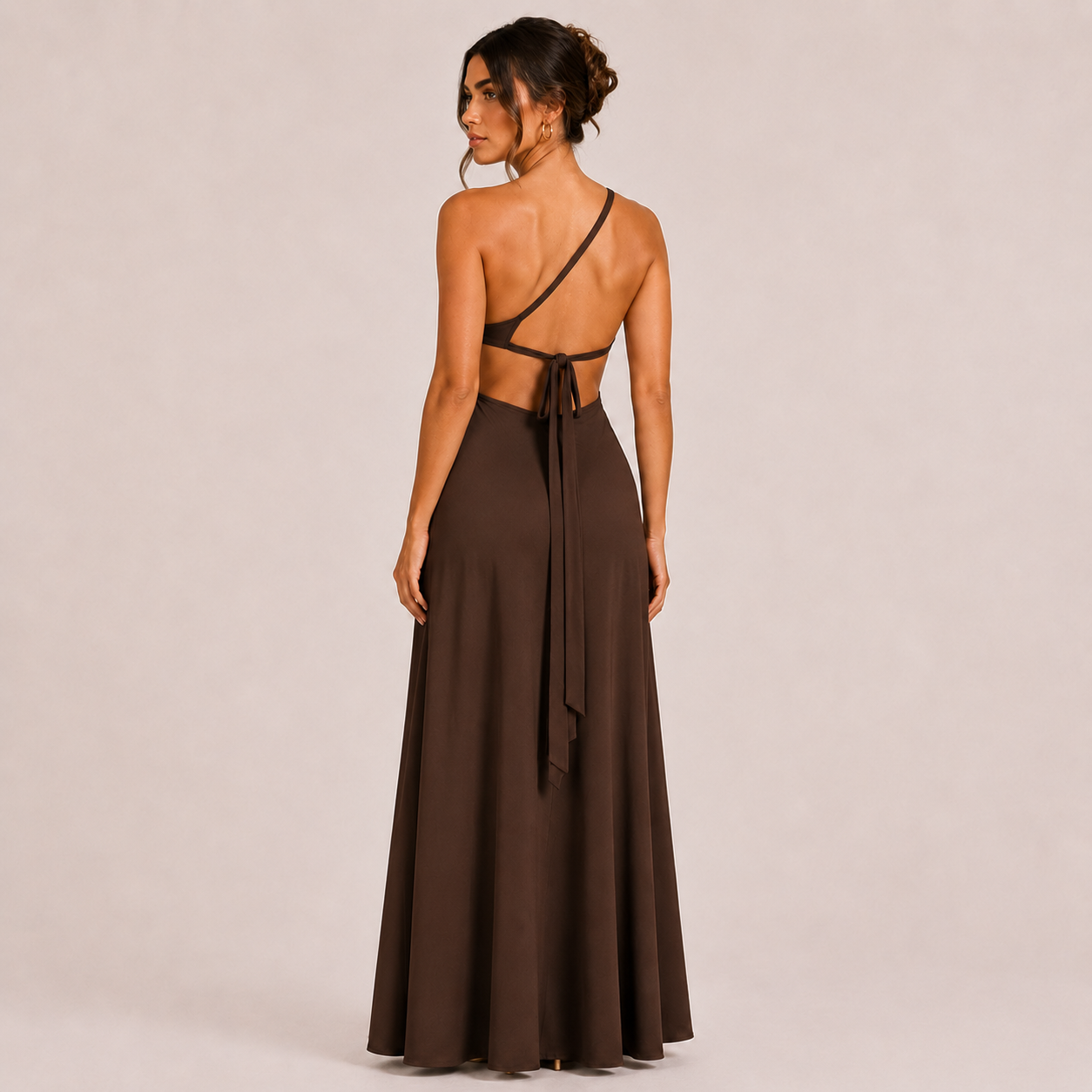 The Athena One-Shoulder Maxi