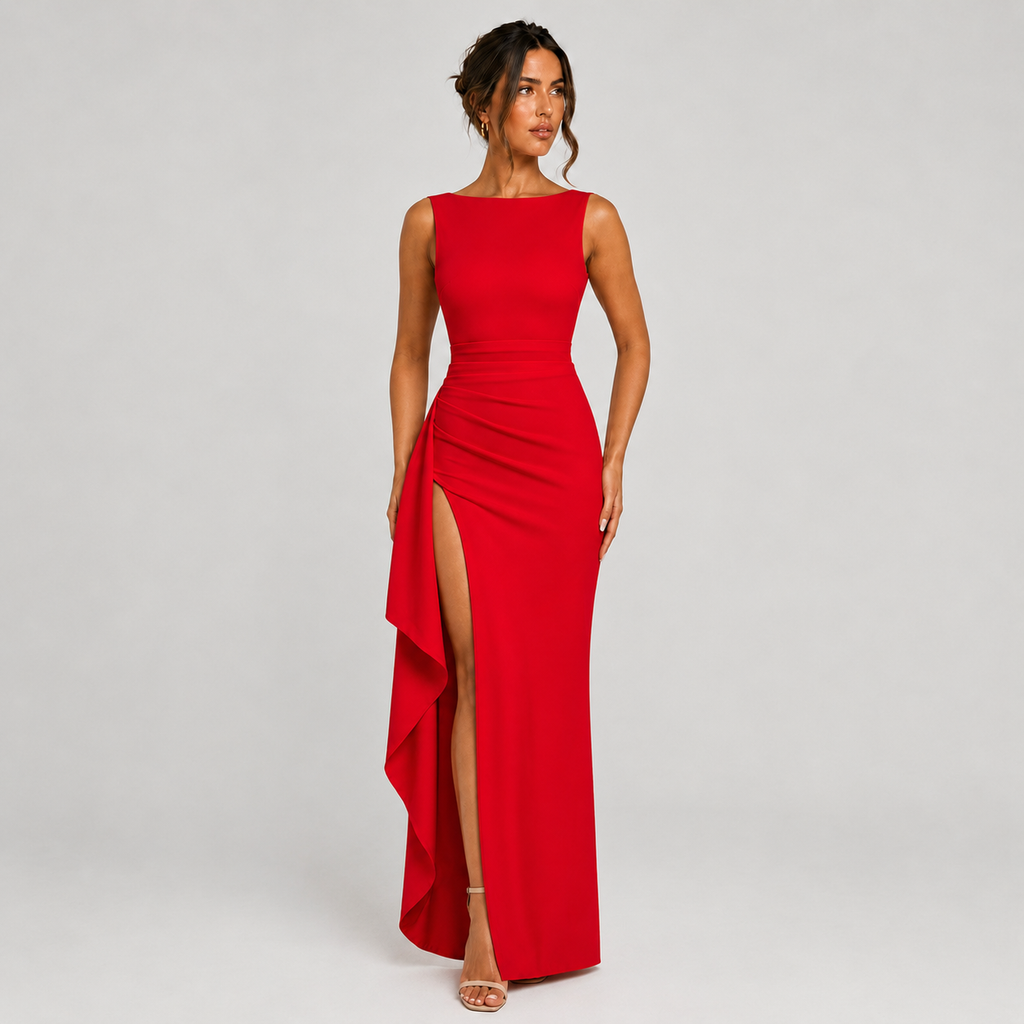 The Valencia Crochet Lace Maxi