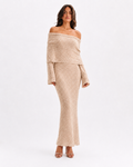 The Sage Ethereal Off-Shoulder Knit