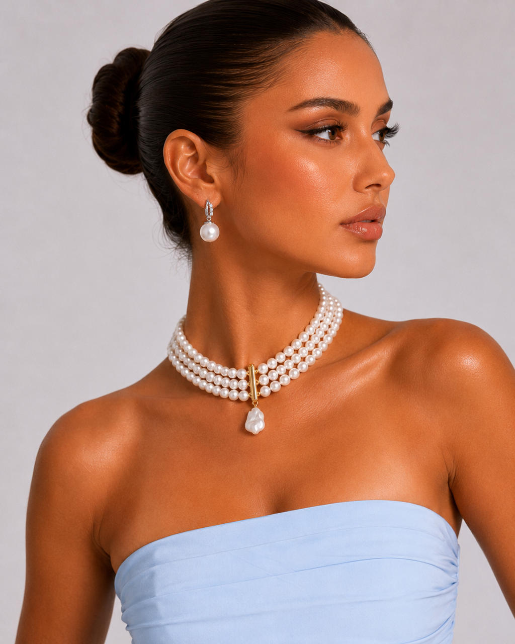 pearl earrings