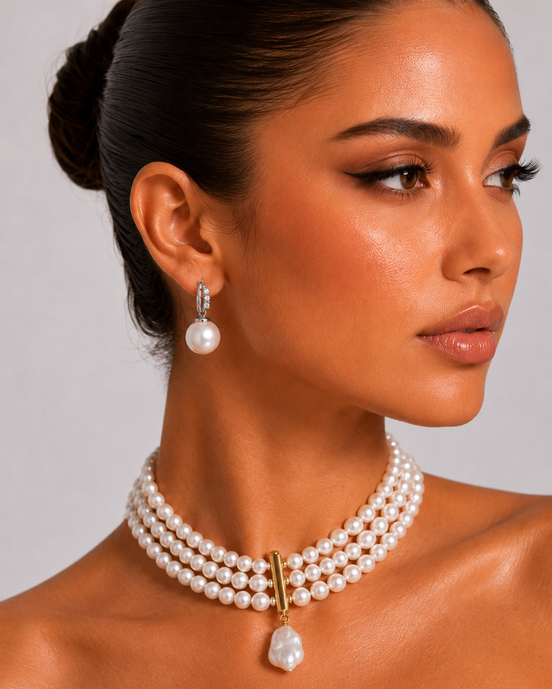 pearl earrings
