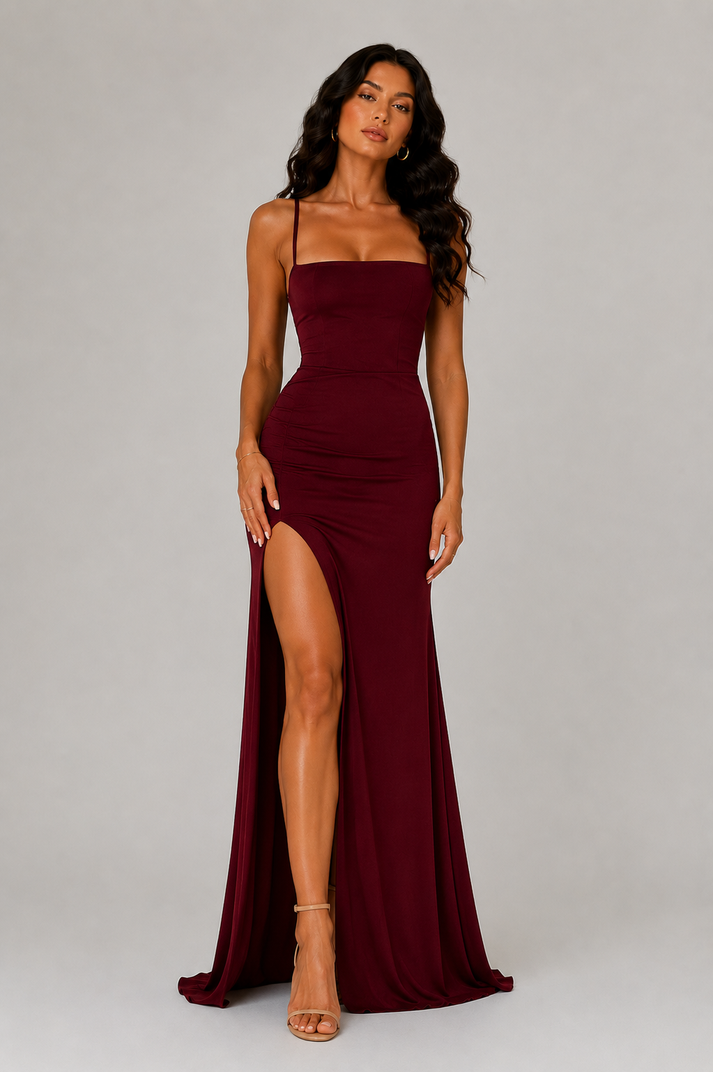 Mirraya Backless High Split