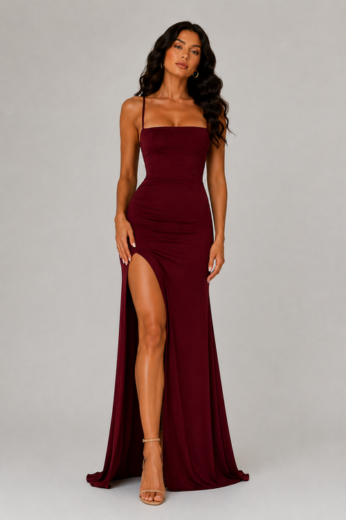 Mirraya Backless High Split