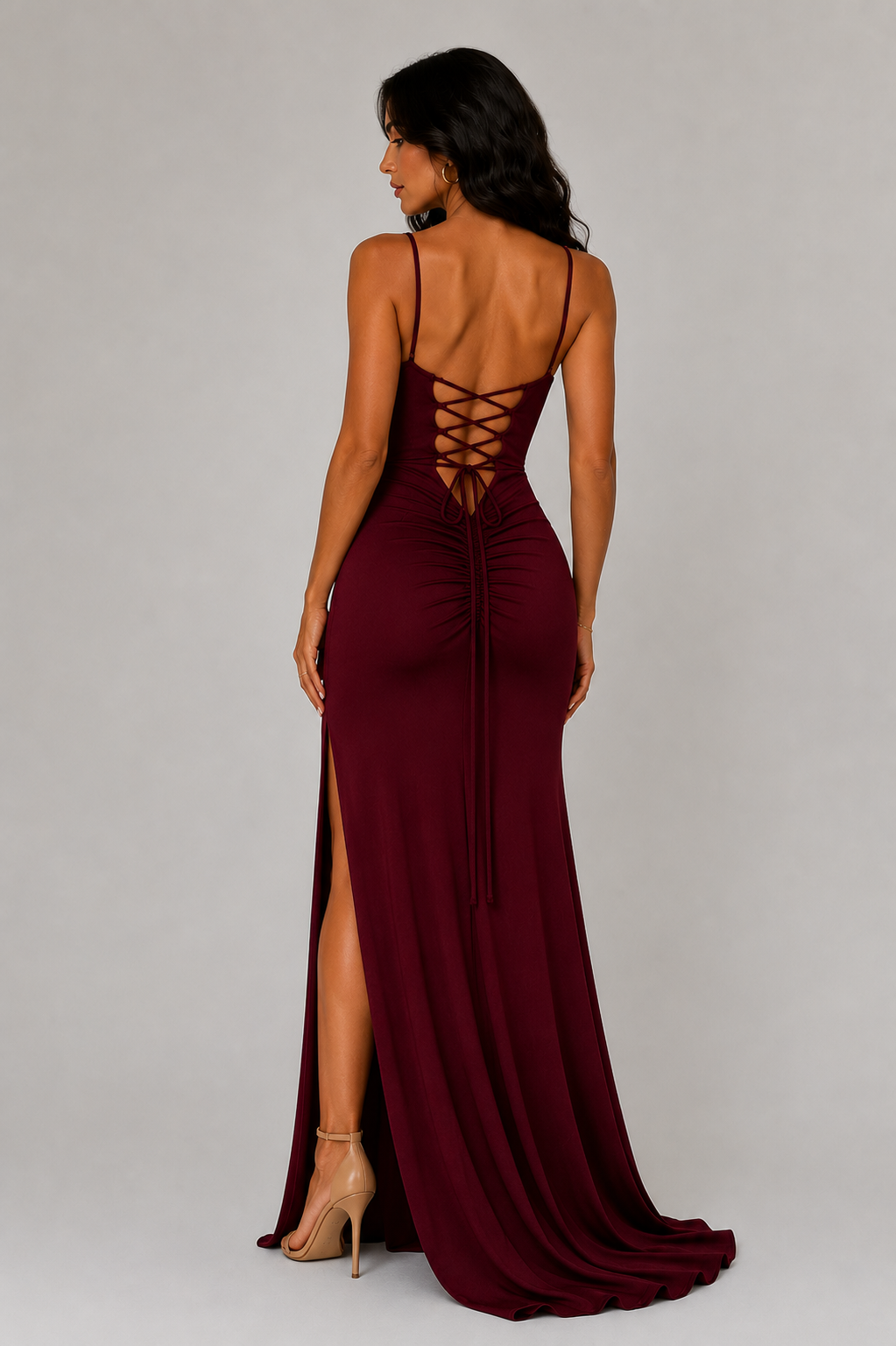 Mirraya Backless High Split