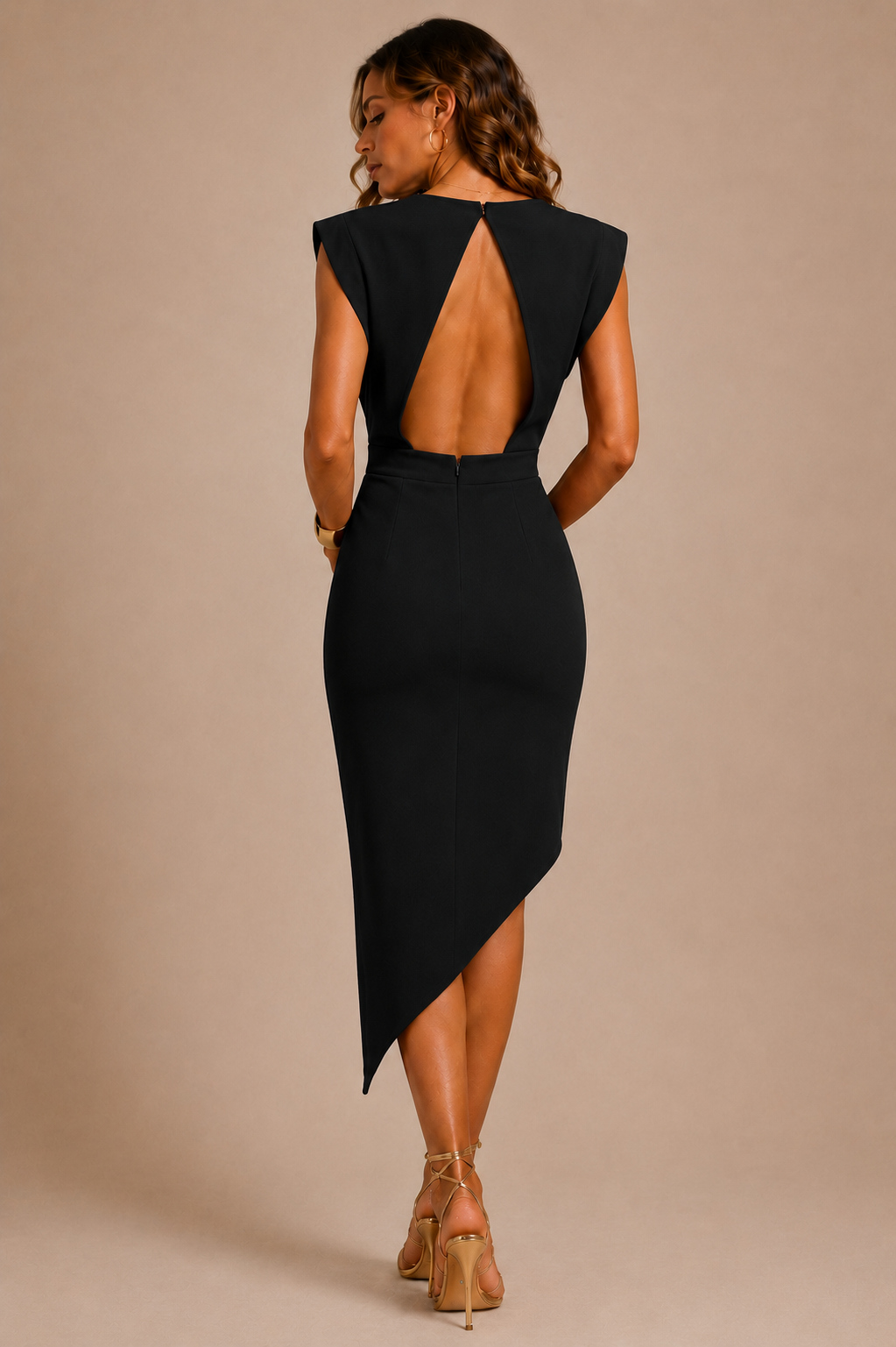 The Vivienne Asymmetric Twist Dress